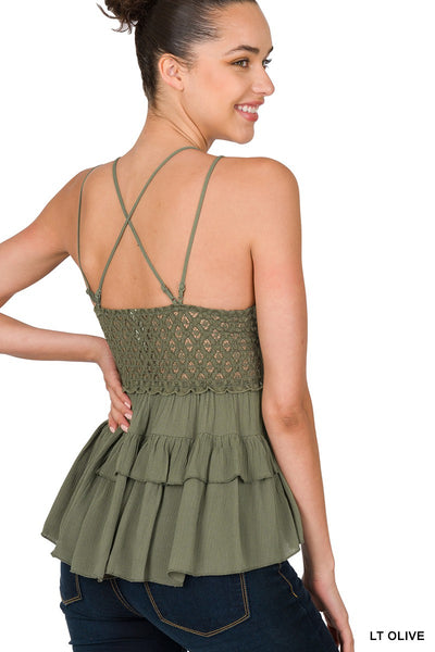 Crochet Lace Cami Top