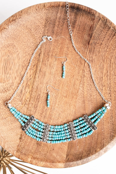 Salt Lake City Bib Necklace and Earring Set