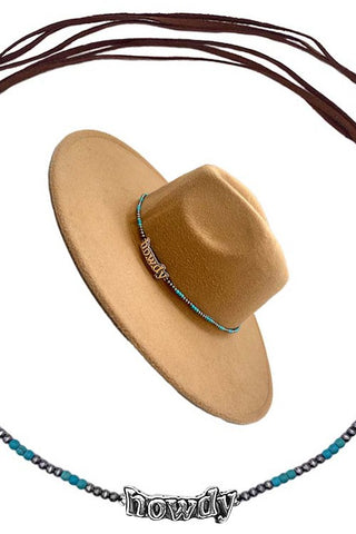 Western Howdy Pearl Hatband
