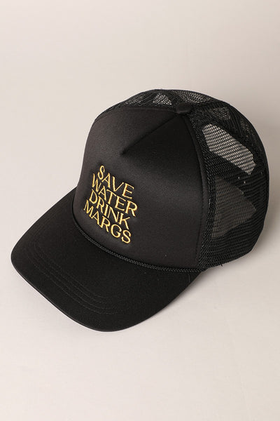 'Save Water Drink Marg' Mesh Trucker Hat