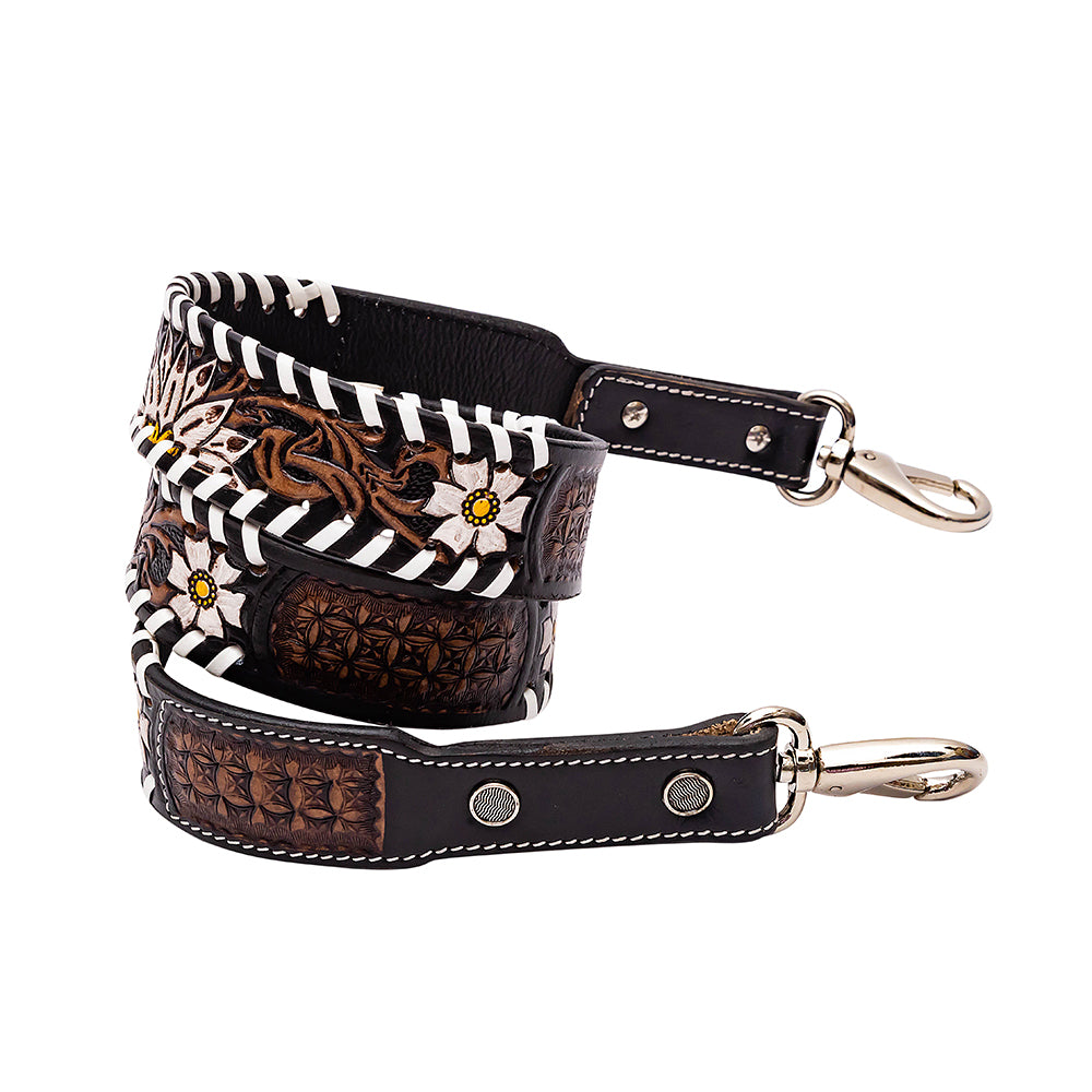 Ranch Hand-Tooled Leather Strap