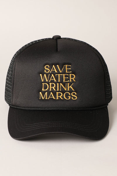 'Save Water Drink Marg' Mesh Trucker Hat