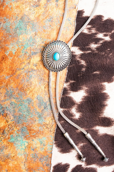 Concho Bolo Tie Necklace