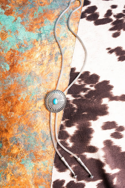 Concho Bolo Tie Necklace