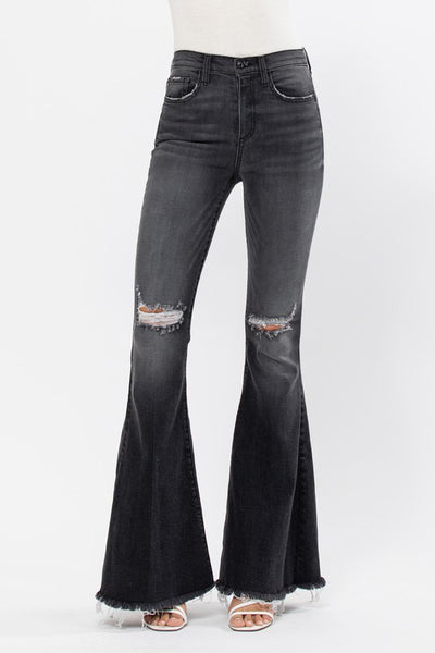 High Rise Flared Bell Bottoms