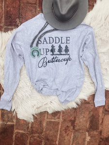 "Saddle Up Buttercup" Women's Graphic T-Shirt