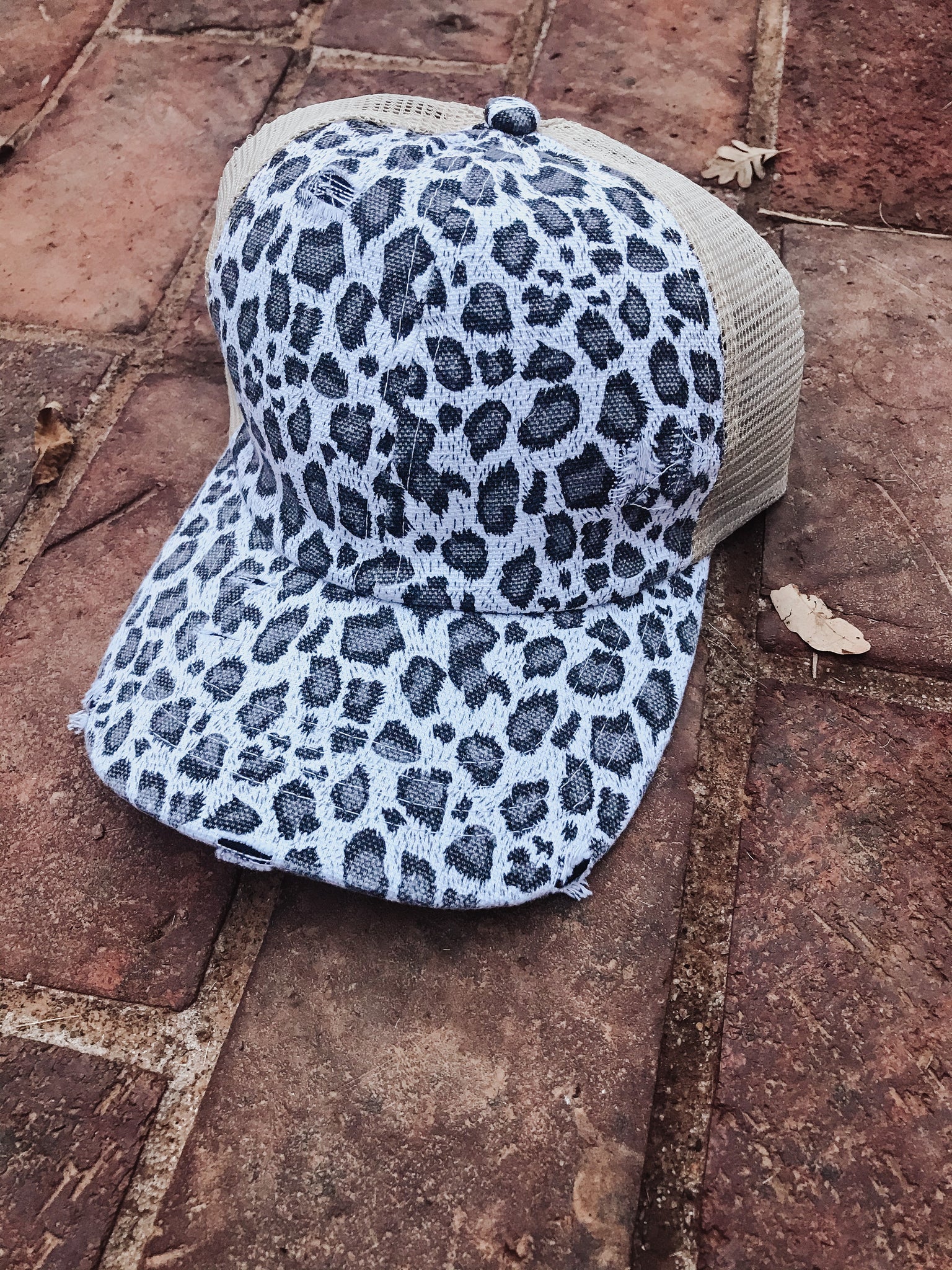 Leopard Print Women's Ball Cap