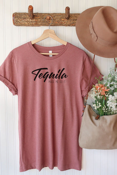 Tequila Made Me Do It Graphic Tee