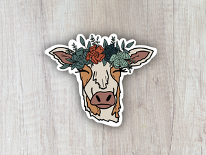 "Cow" Sticker