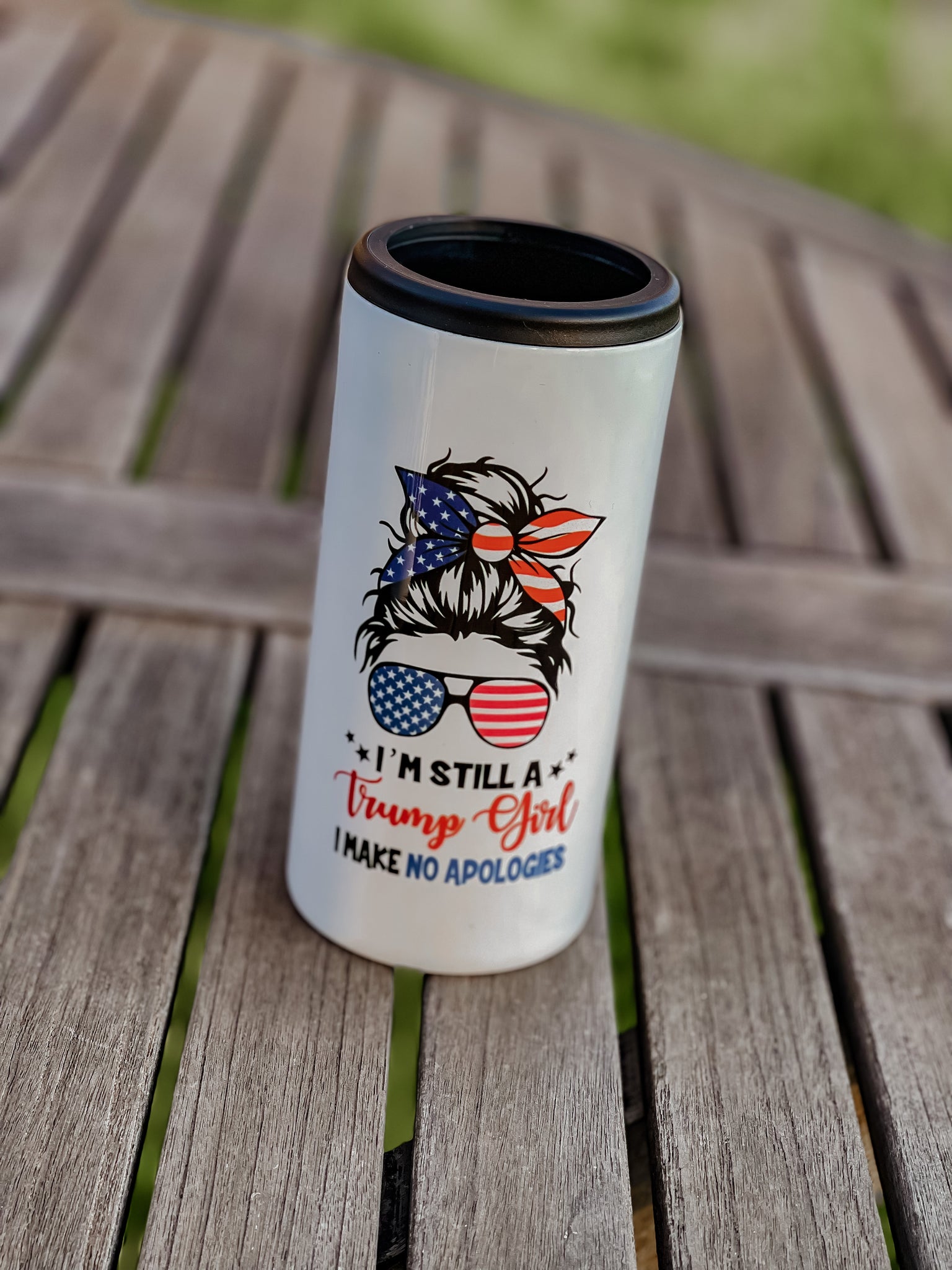 “Trump Girl” Stainless Steal Koozie