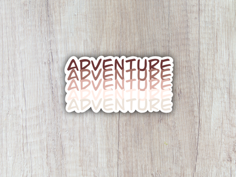 “Adventure” Sticker