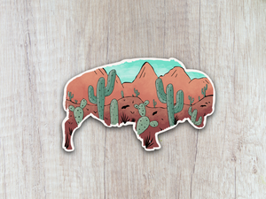 “ Desert Buffalo” Sticker