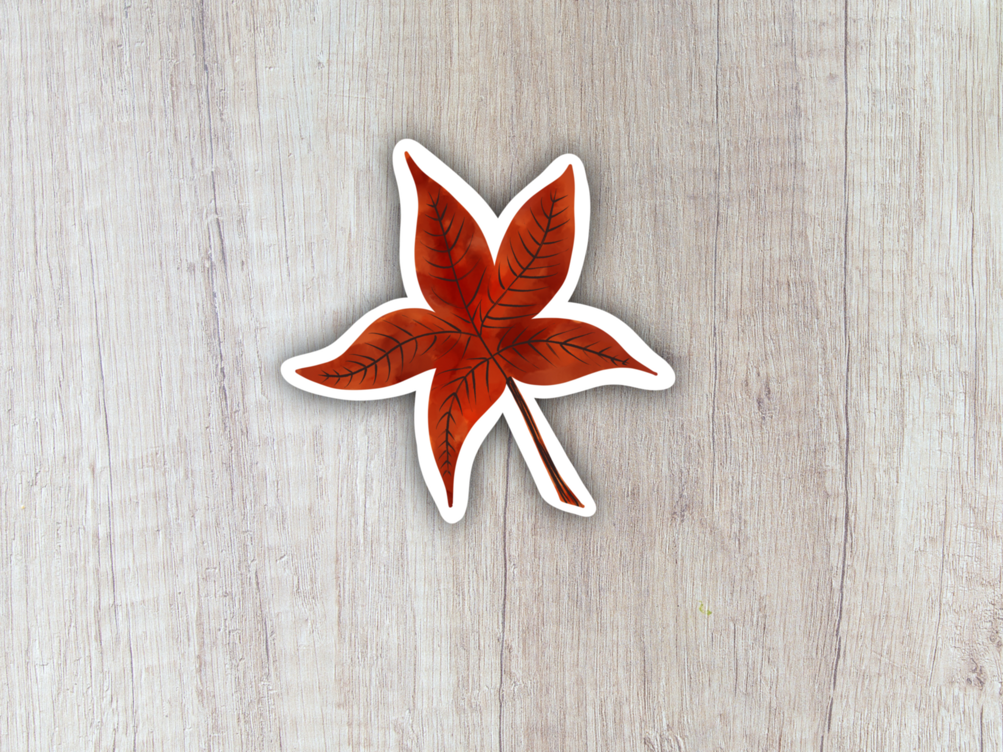 “Fall Leaf” Sticker