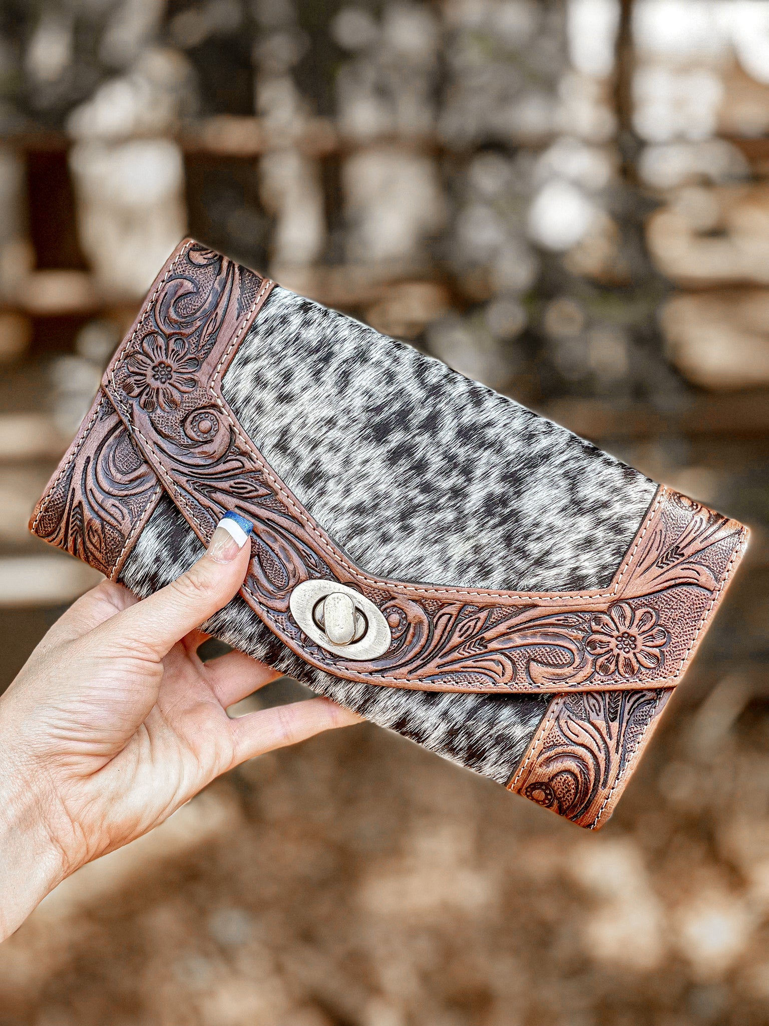 Leather Cowhide Wallet