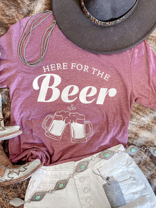 "Here For The Beer" Graphic Tee