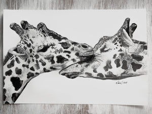 Hand Drawn Giraffe