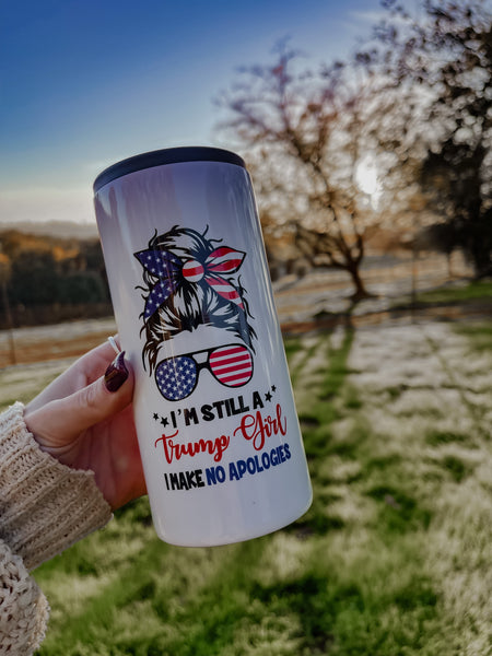 “Trump Girl” Stainless Steal Koozie