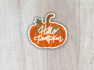 “Hello Pumpkin” Sticker