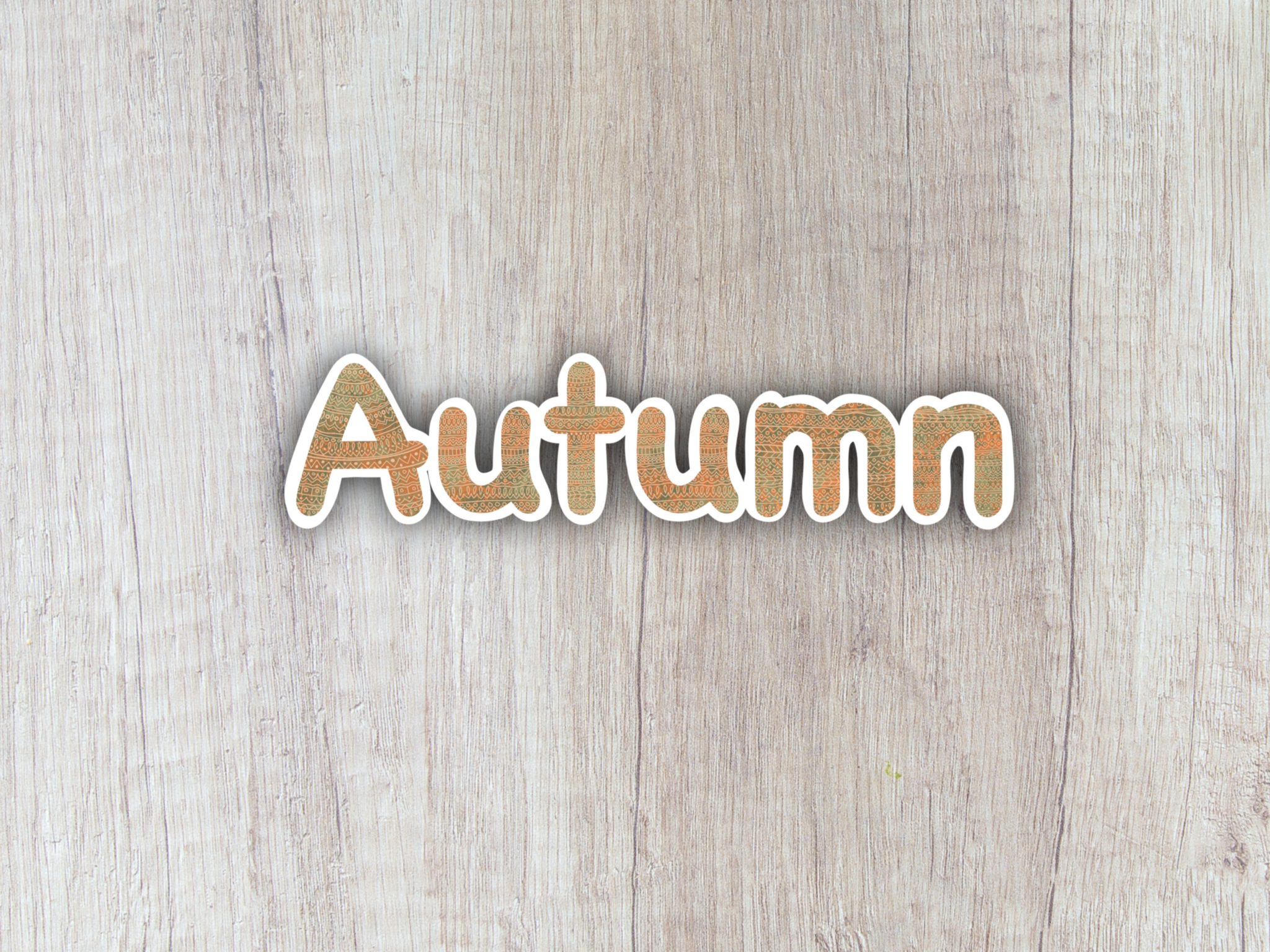 “Autumn” Sticker