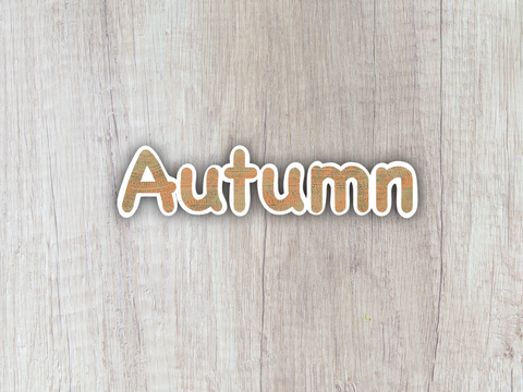 “Autumn” Sticker
