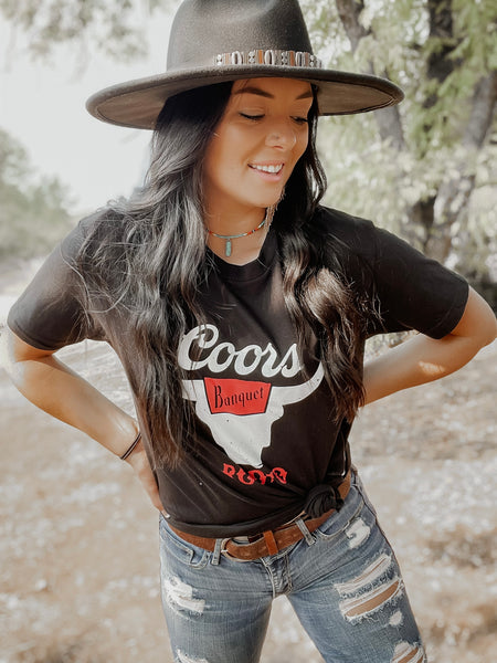 "Coors Banquet Rodeo" Graphic T-Shirt