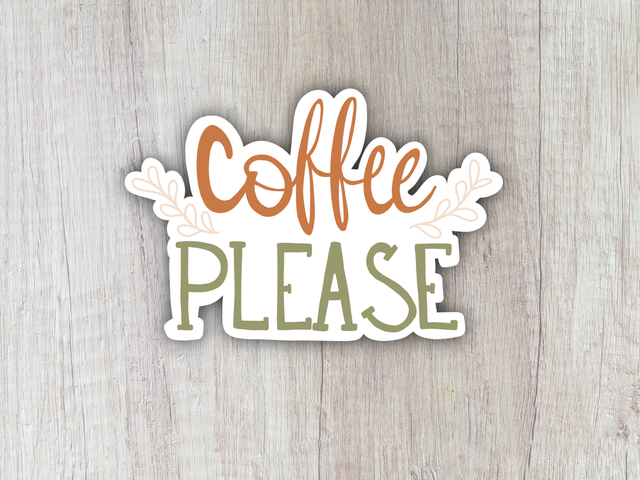 “Coffee Please” Sticker