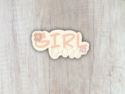 “Girl Boss” Sticker