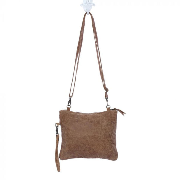 White And Brown Shade Purse