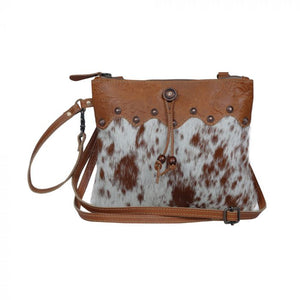 Ornate Brown Leather Western Bag