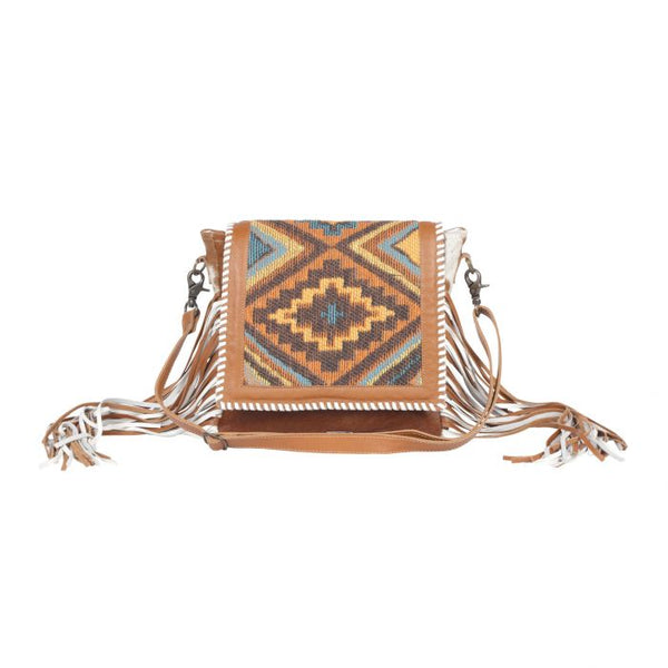 Boho Chic Style Leather Cowhide Purse